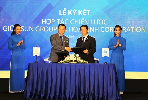 Kinh doanh - Tập đoàn Sun Group hợp tác chiến lược với Hòa Bình Corp