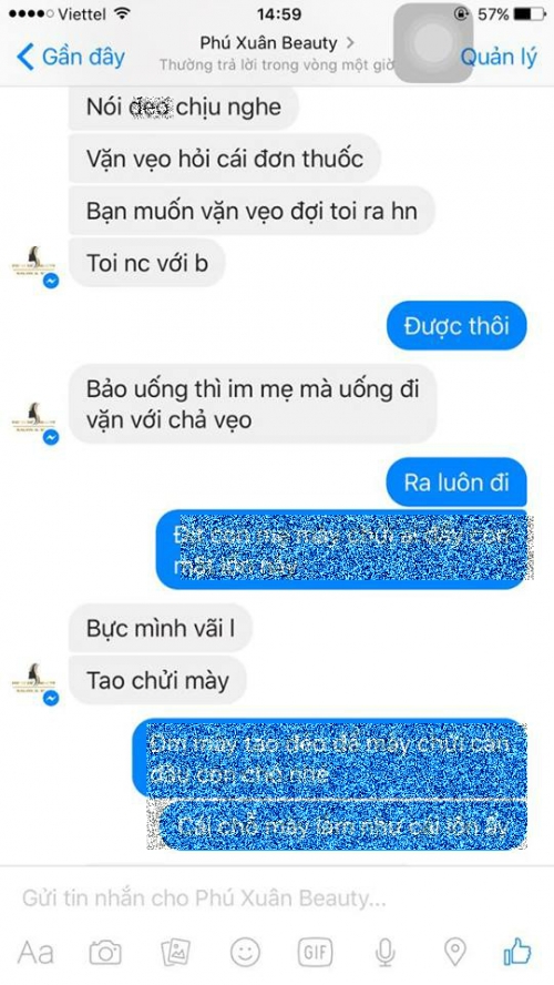 Ph&aacute;p luật - Spa Ph&uacute; Xu&acirc;n Beauty: Ti&ecirc;m filler hỏng m&ocirc;i c&ograve;n nhắn tin chửi kh&aacute;ch? (H&igrave;nh 2).