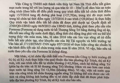 Pháp luật - Vụ xả đập bất thường ở Kỳ Anh: Cú đâm sau lưng sự thật (Hình 2).