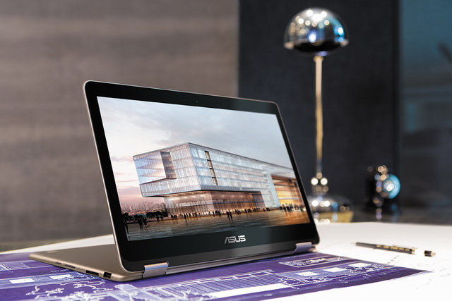 Công nghệ - Flip UX360, dòng ASUS ZenBook đầu tiên có khả năng xoay gập 360 độ (Hình 2).