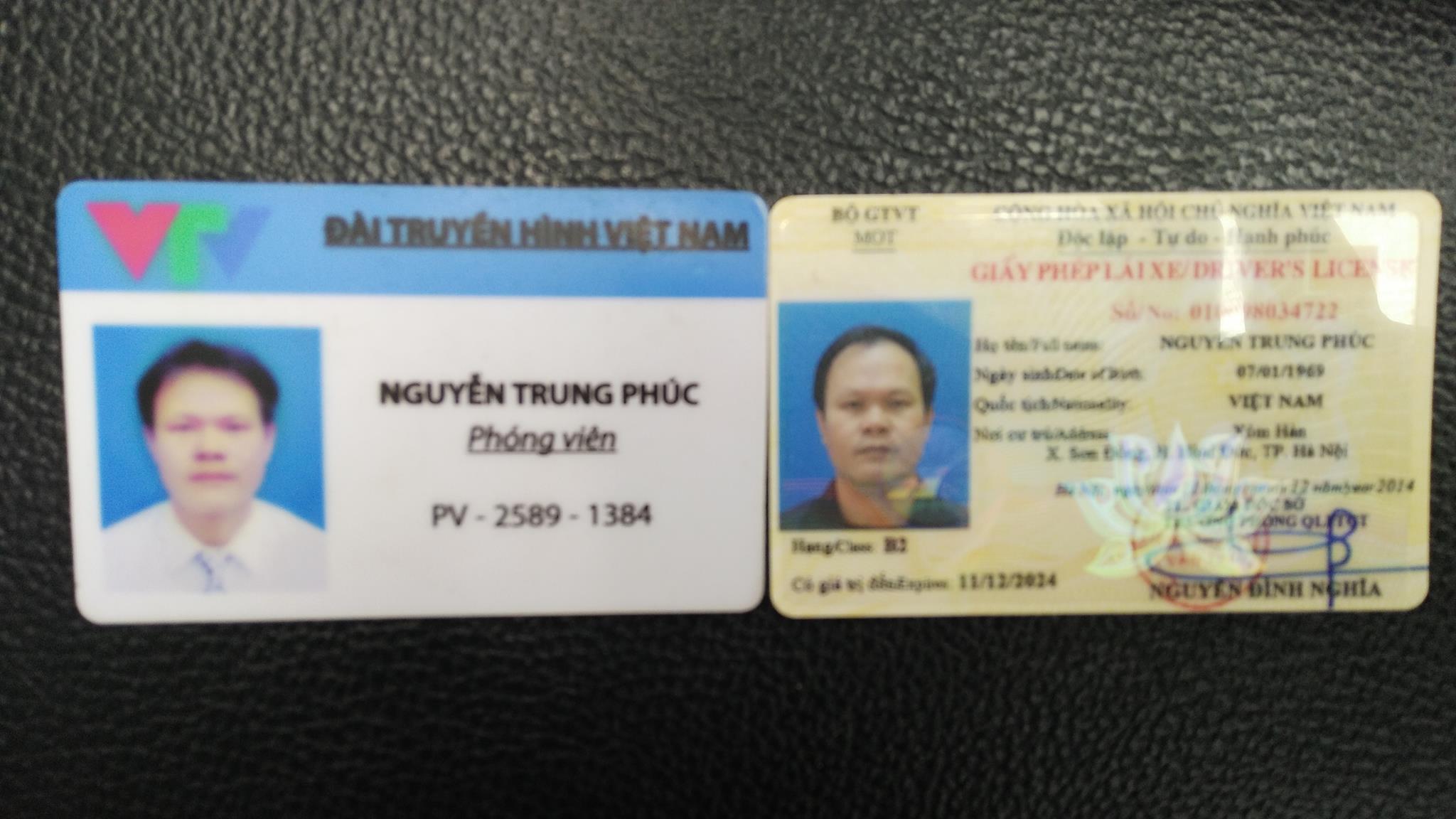Xã hội - Đi ô tô hết hạn kiểm định, rút thẻ phóng viên VTV giả 'xin xỏ' (Hình 2).