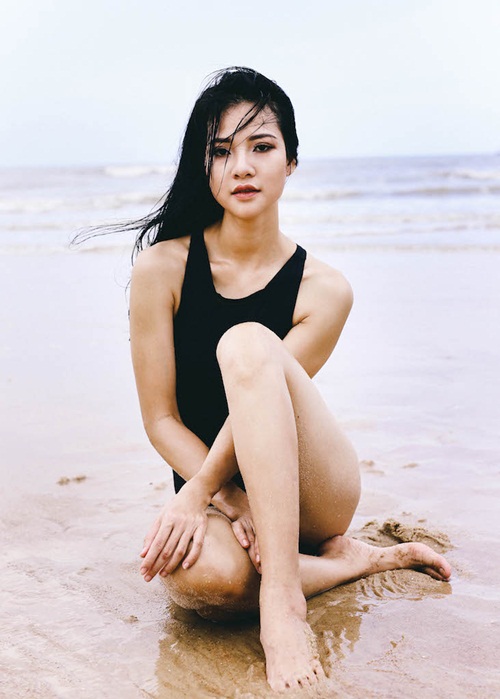 Giải trí - Ảnh bikini hiếm hoi của Hoa hậu Thể thao Trần Thị Quỳnh (Hình 3).