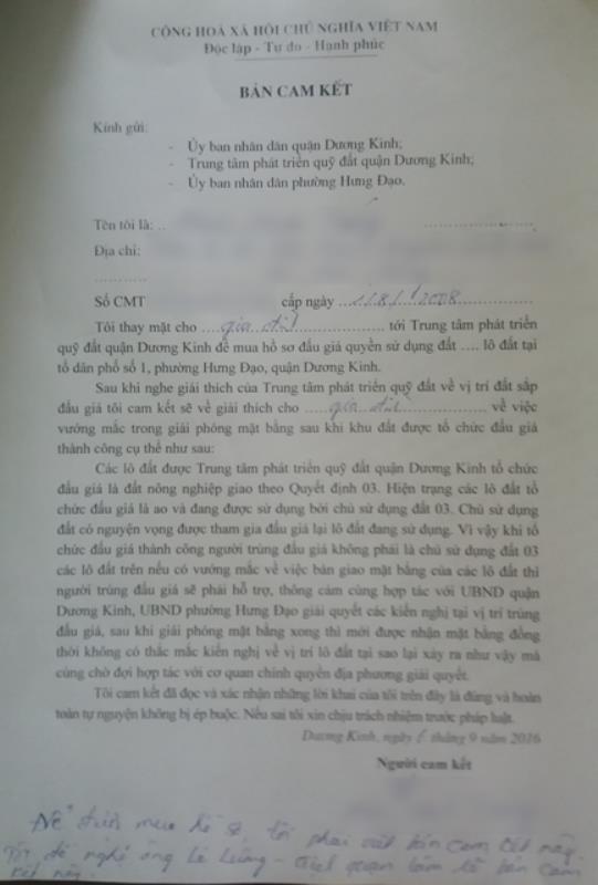 Pháp luật - Cán bộ nhà đất ép dân ký văn bản trái luật? (Hình 2).