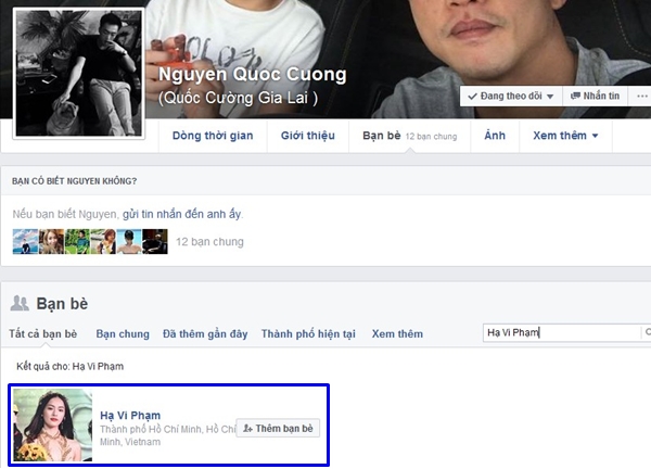 Giải trí - Hạ Vi – Cường Đô la kết bạn facebook lại, 'gương vỡ lại lành'? (Hình 2).