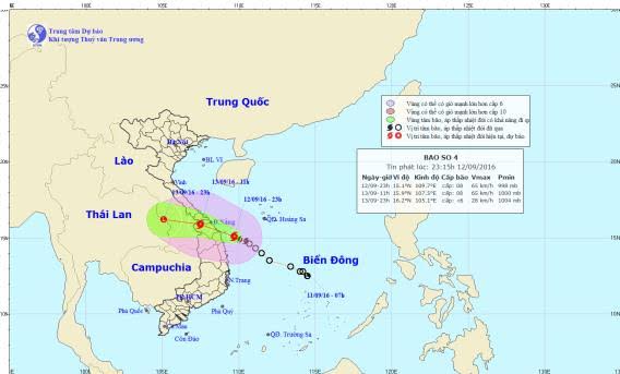 Xã hội - Nóng: Diễn biến mới về cơn bão số 4 (Hình 3).