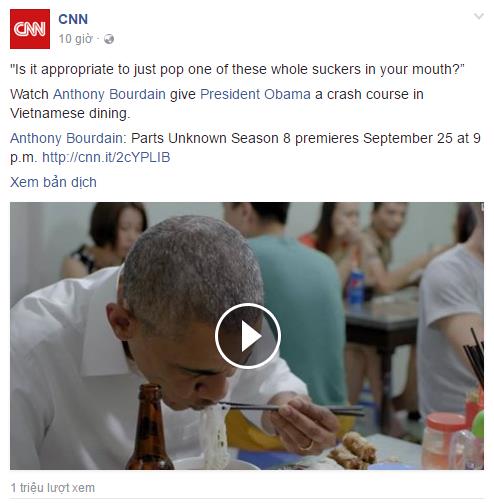Giải trí - CNN hé lộ đoạn phim đầu tiên về bữa bún chả của Obama ở Hà Nội