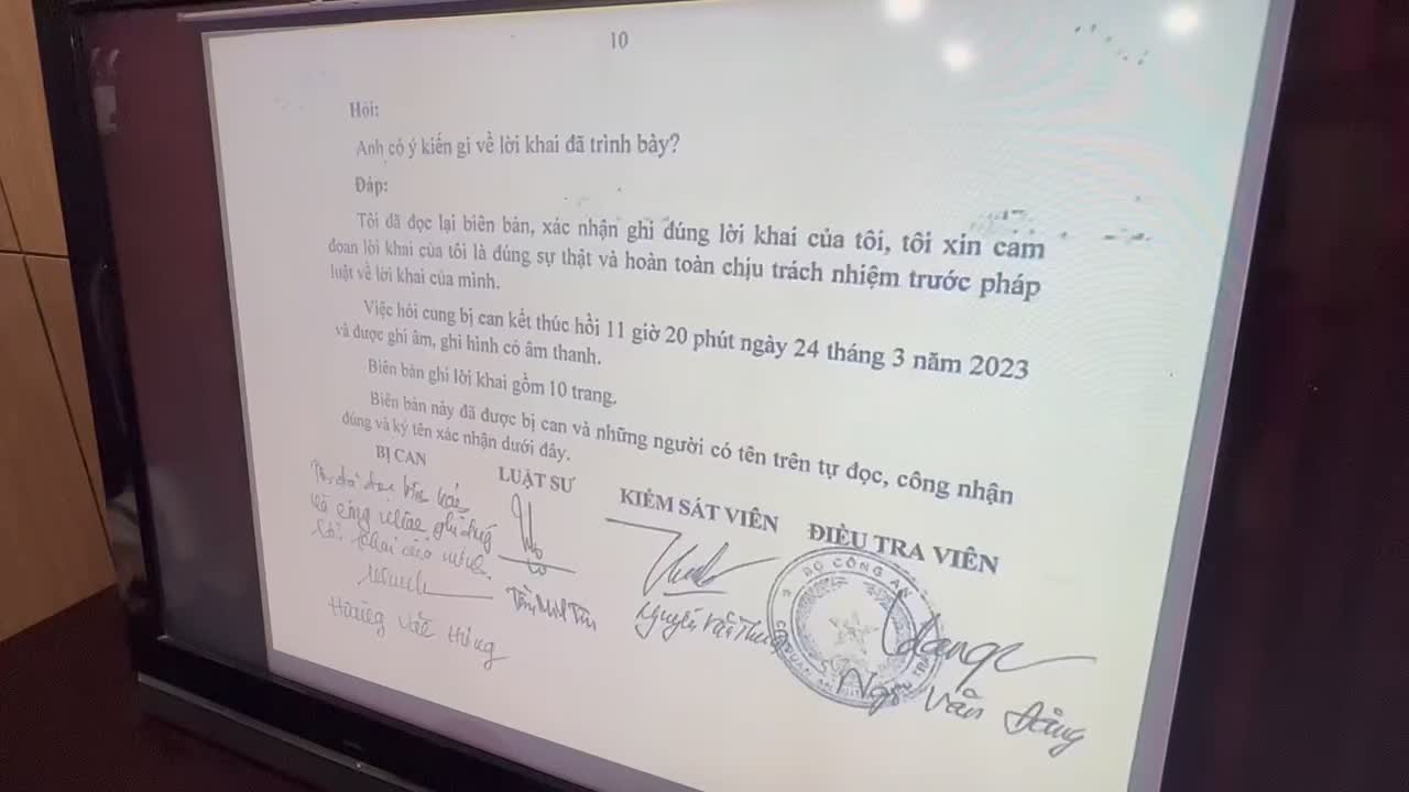 Hồ sơ điều tra - VKS: Hưng đã tráo trở, dựng chuyện vu khống cho các cơ quan tố tụng