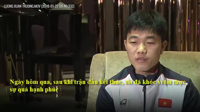 Clip: Xuân Trường bắn tiếng Anh trên AFC về trận đấu với Qatar