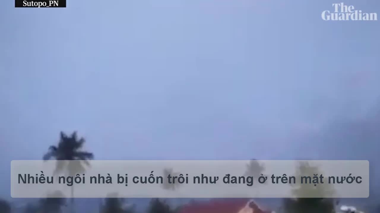 Đất hóa lỏng cuốn trôi nhà cửa sau thảm họa ở Indonesia