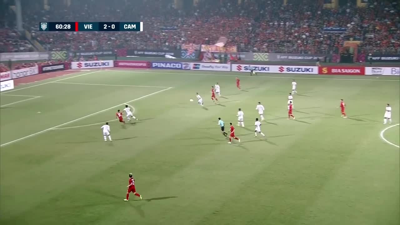 AFF Cup 2018: Cú volley của Văn Đức đoạt giải Bàn thắng đẹp nhất