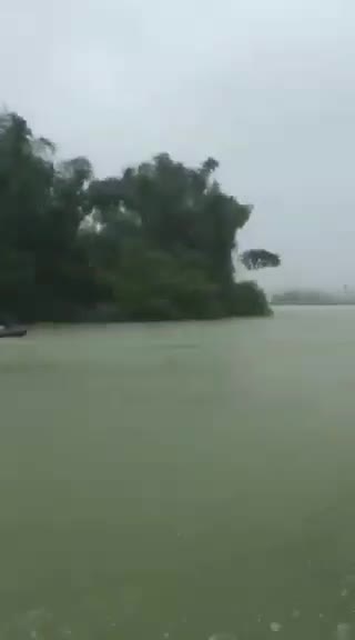 Video cô dâu chú rể đội mưa vượt lũ để tổ chức đám cưới sau bão số 3