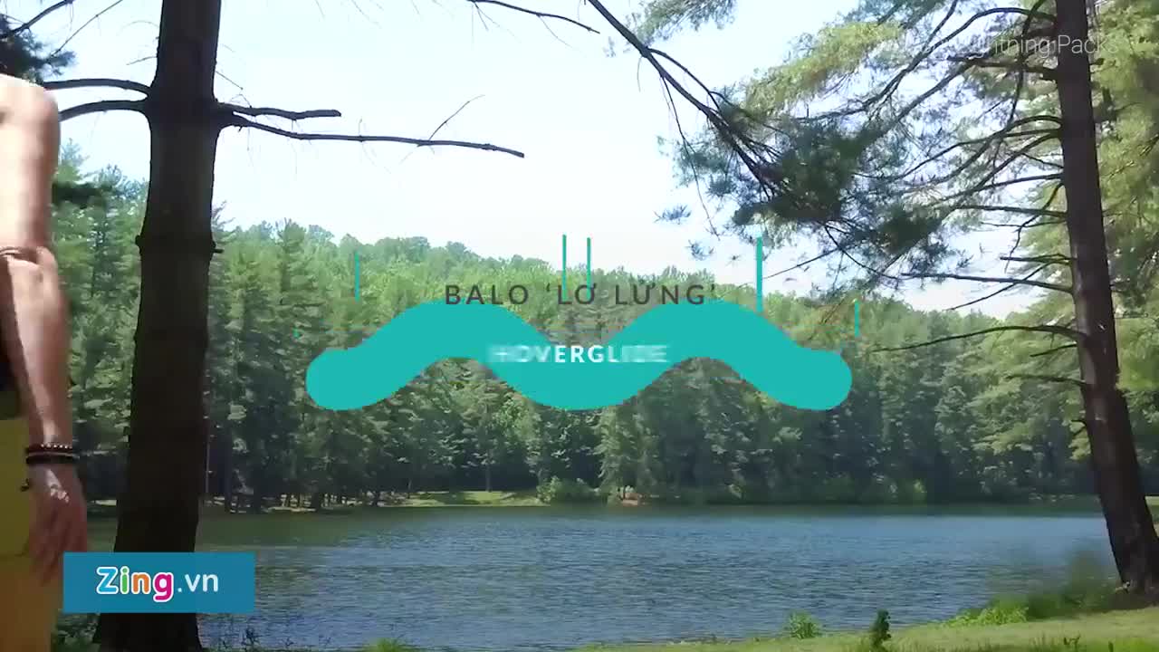 Bất ngờ với chiếc ba lô ‘lơ lửng’ HoverGlide