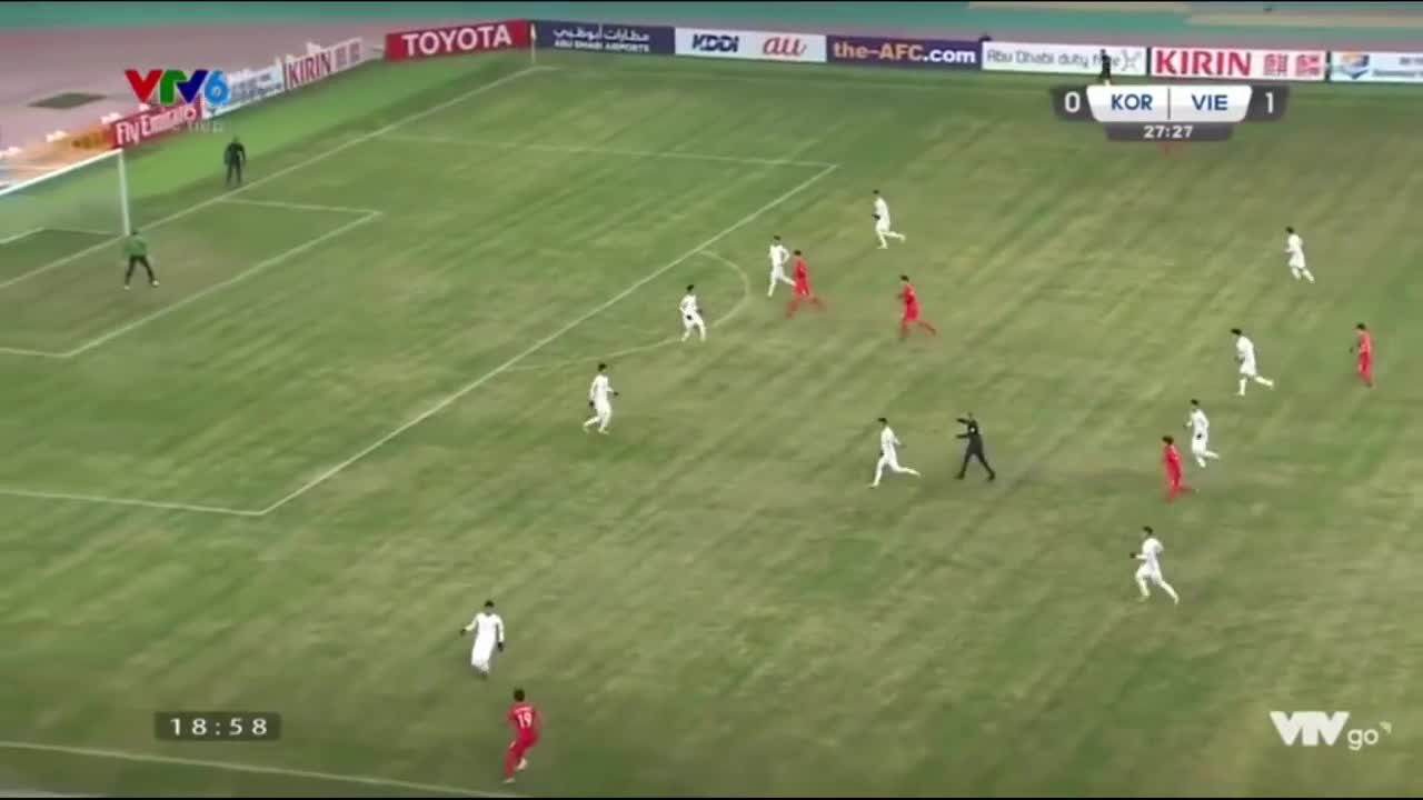 Những pha xử lý bóng ấn tượng của Thủ môn Bùi Tiến Dũng tại VCK U23 Châu Á 2018.