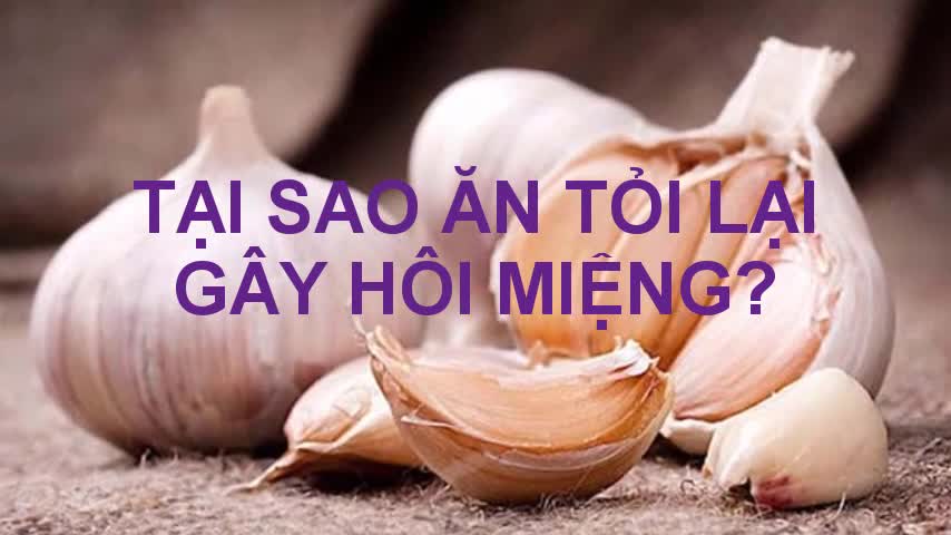 Vì sao ăn tỏi lại gây hôi miệng và làm gì để khử mùi hôi đó?