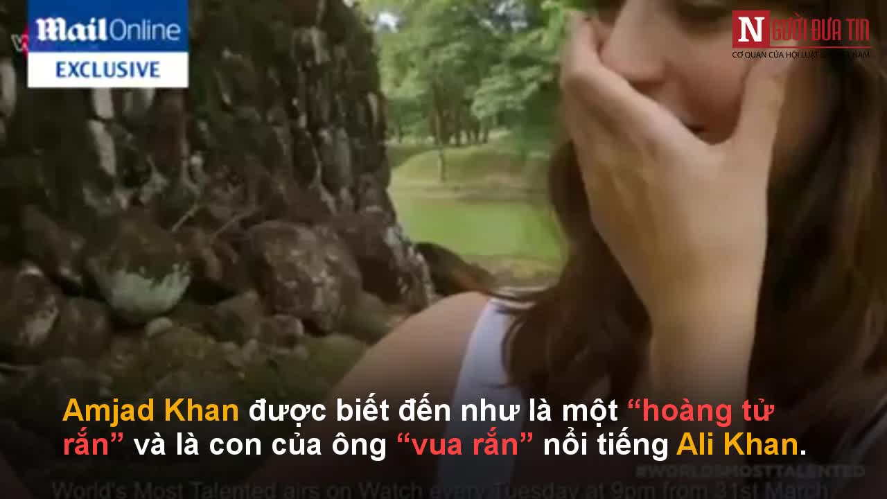 Hôn rắn hổ mang chúa kịch độc từng cắn chết cha mình