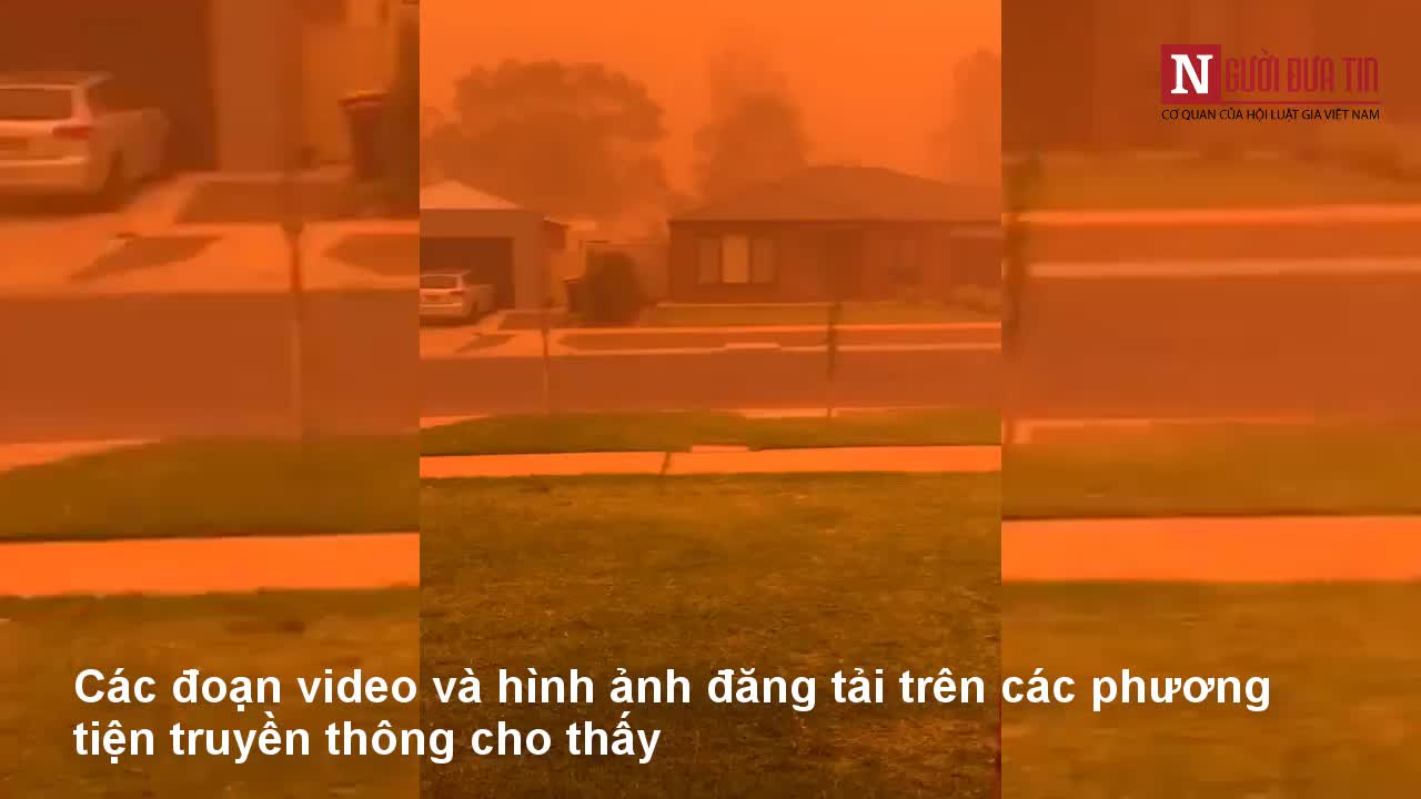 Cảnh bão cát như ngày tận thế ở Úc