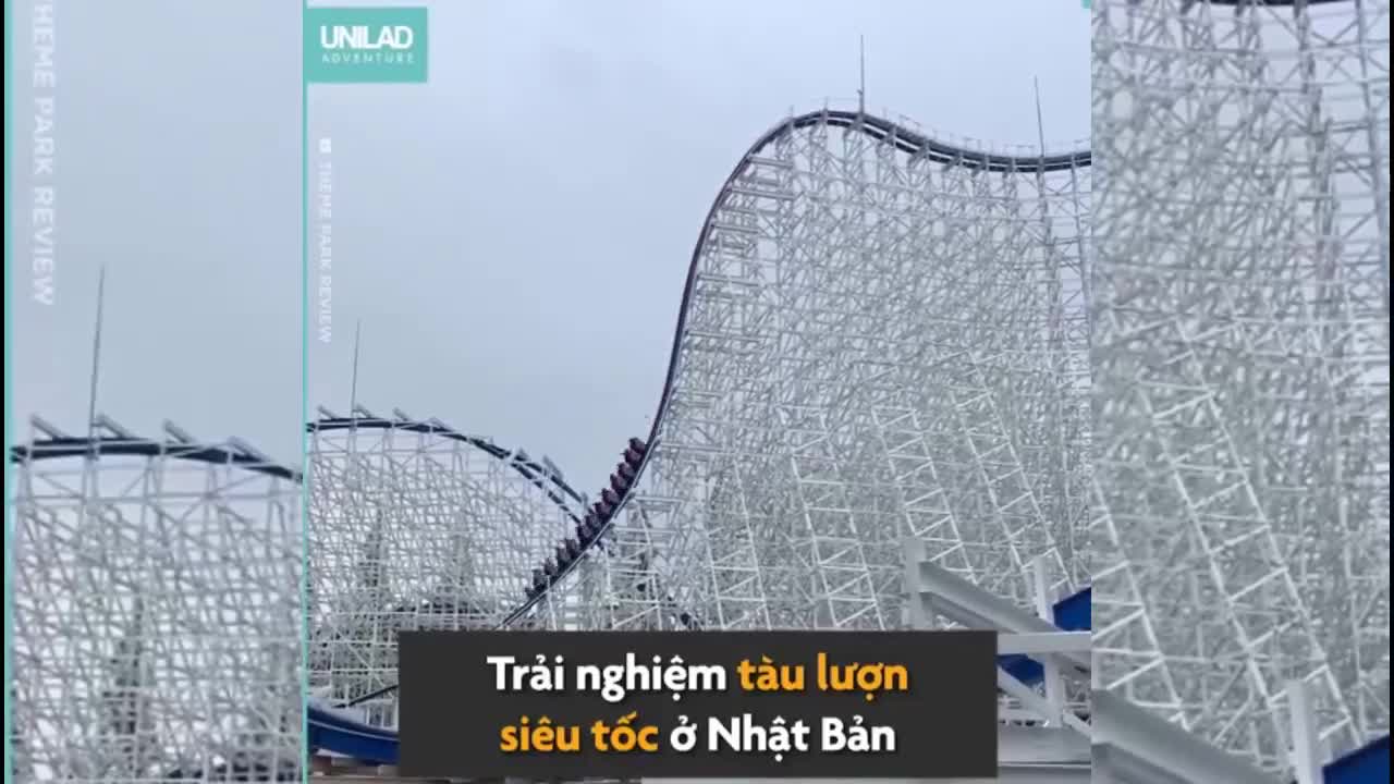 Trải nghiệm tàu lượn siêu tốc 26 triệu USD ở Nhật Bản
