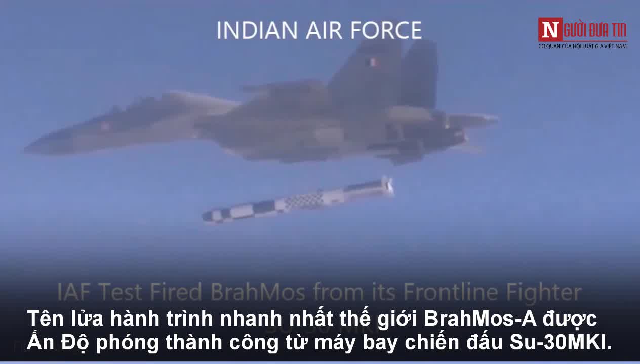 Su-30 thử tên lửa hành trình nhanh nhất thế giới