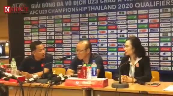 Họp báo sau trận đấu U23 Việt Nam và U23 Brunei