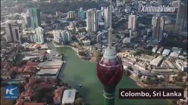 Ngắm tháp truyền hình hoa sen cao hàng trăm mét