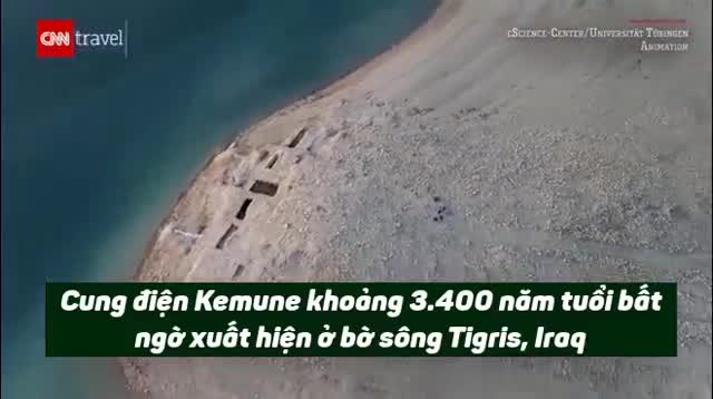 Cung điện bí ẩn đột nhiên xuất hiện giữa hồ nước