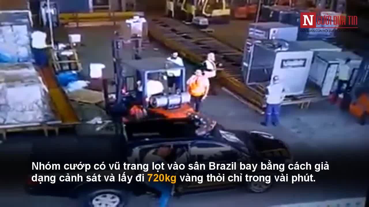 Nhóm cướp cuỗm 720kg vàng ngay tại sân bay chỉ trong 3 phút