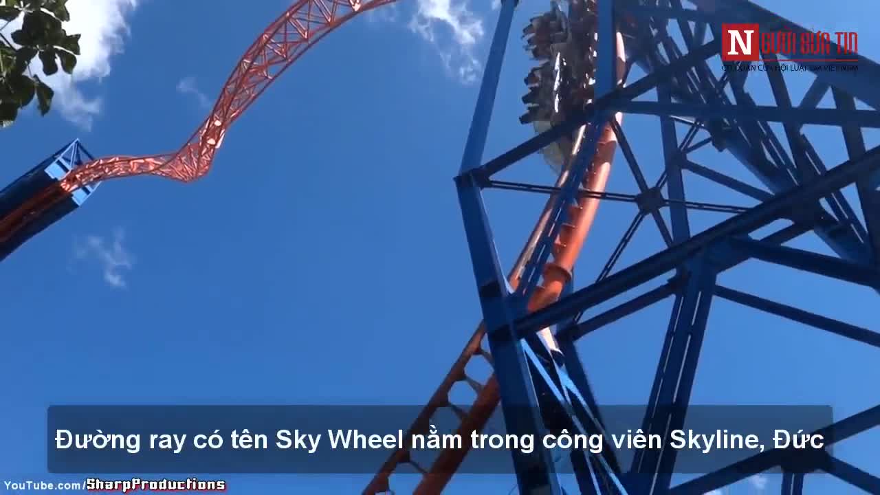 Khám phá đường ray “tử thần” 360 độ xoay ở Đức