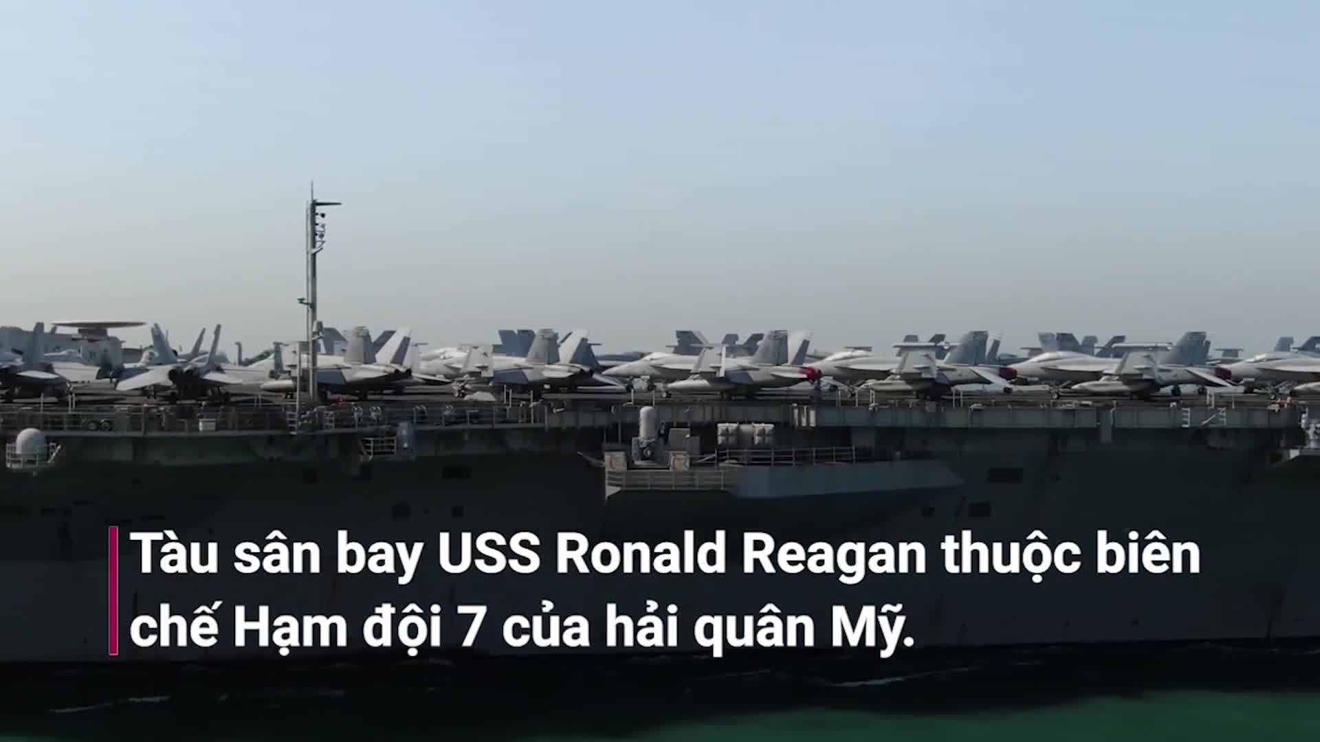 Cận cảnh tàu sân bay được mệnh danh “thành phố nổi” của Mỹ