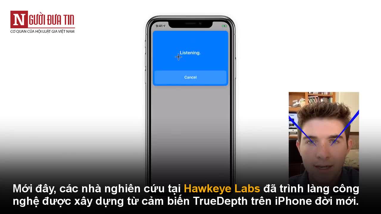 Cận cảnh công nghệ điều khiển iPhone bằng mắt