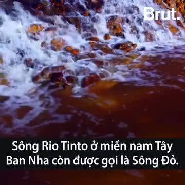 Video: Dòng sông kỳ lạ nước đỏ như máu ở Tây Ban Nha