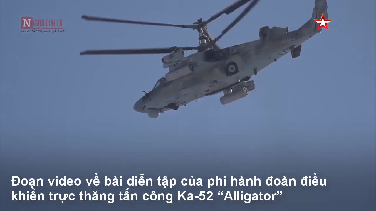Xem “Cá sấu” Ka-52 của Nga nhào lộn điên cuồng chưa từng có