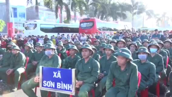 Thanh niên Bà Rịa - Vũng Tàu hứng khởi lên đường nhập ngũ năm 2020