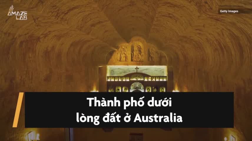 Khám phá thành phố đá quý với hơn 1 nửa cư dân sống dưới lòng đấ