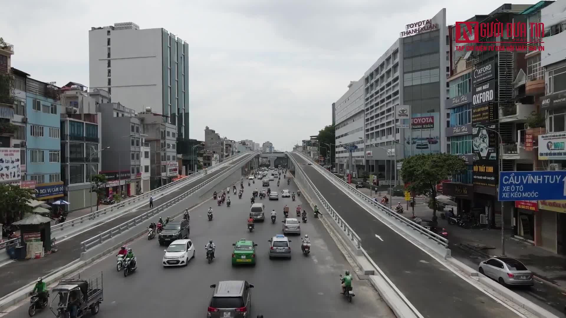 Diện mạo mới đường vành đai 2 trước ngày thông xe
