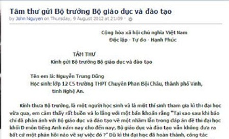 Xã hội - Sinh viên viết tâm thư, Bộ sai nhưng… im lặng (Hình 2).