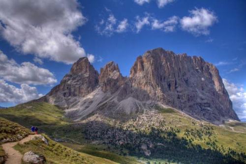 Xã hội - Hoàng hôn trên đỉnh núi tuyết Dolomites