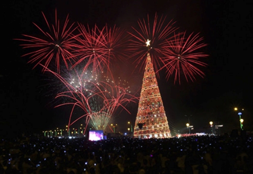 Xã hội - Cây thông Noel lung linh khắp thế giới (Hình 25).