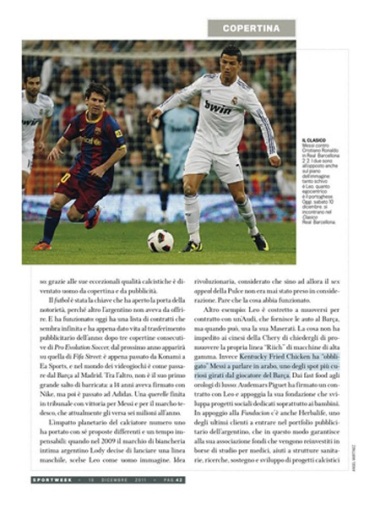 Sự kiện - Ngắm Messi đầy cuốn hút trên tạp chí thể thao (Hình 6).