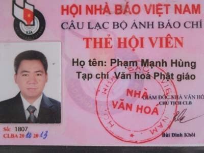 Pháp luật - Khởi tố một hội viên Hội Nhà báo