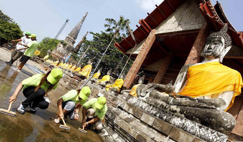 Nhịp sống - Nước đang dần rút ở Bangkok (Hình 4).