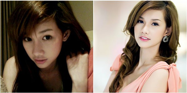 Xã hội - Mặt mộc đáng yêu của các hot girl Việt (Hình 15).