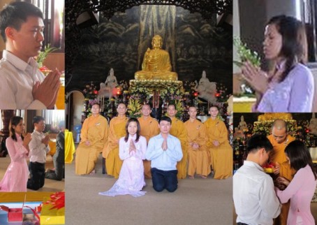 X&atilde; hội - &ldquo;Độc v&agrave; lạ&rdquo; lễ cưới... ở ch&ugrave;a