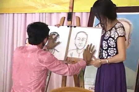 Lạ & Cười - Người vẽ tranh Bác Hồ ngược và sự khổ luyện phi thường (Hình 3).