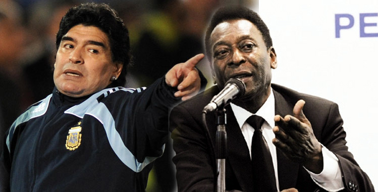 Bóng đá Quốc tế - Maradona coi Pele là kẻ mất trí