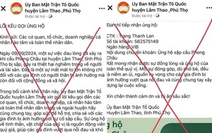 Xuất hiện fanpage giả mạo Ủy ban MTTQ huyện Lâm Thao để lừa đảo