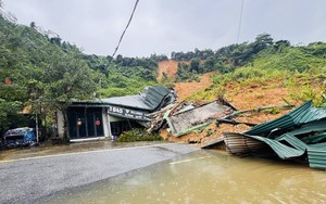 Ngập lụt "chưa từng có trong tiền lệ" ở Thái Nguyên,  ô tô "bơi" giữa biển nước - Ảnh 9.