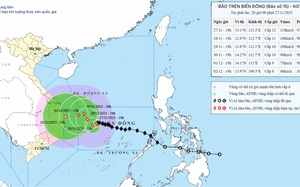 Bão số 15 vẫn hướng đi "dị thường", ngoài khơi lại xuất hiện áp thấp nhiệt đới ngược lên Biển Đông - Ảnh 3.