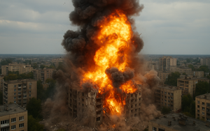 Kinzhal giáng đòn chớp nhoáng: Tên lửa siêu vượt âm Nga đánh thẳng vào sân bay Starokostiantyniv - Ảnh 3.