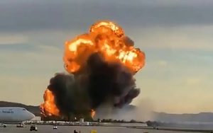 Xe buýt chở CĐV Barcelona bốc cháy dữ dội, chưa có thông tin về thương vong - Ảnh 3.