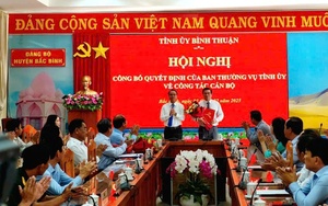 Trưởng Ban Dân vận Tỉnh ủy Bình Thuận giữ chức Bí thư Huyện ủy Bắc Bình